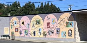 Push Rods Car Club photos
Artist Jenny Fishers mural in Hoquiam.