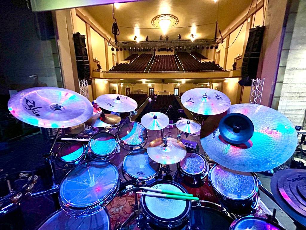 Darrell Westmoreland
The drum setup at the D&R Theatre prepping for Fridays kickoff.