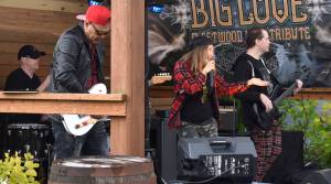 Jerry Knaak / The Daily World
The stage at Mt. Olympus Brewing was hopping during World Music Day festivities.