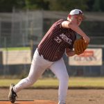PHOTO BY FOREST WORGUM Montesano pitcher Arik Barnes earned the win in a 14-8 victory over Capitol in the District 3 Juniors Division Championship game on Wednesday in Olympia.