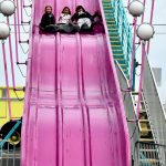 As always, the European Super Slide was a popular attraction. (Ruth Arkless / For The Daily World)