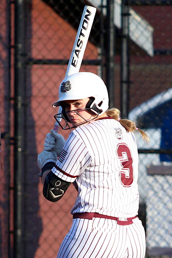 DAILY WORLD FILE PHOTO Montesano catcher Ali Parkin was named a First Team All-State catcher as SBLive.com announced the 2025 All-State Softball Team last week.
