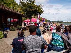 Kyndra Burkland / For The Daily World
Leapin Louis performs during Fourth of July festivities in Aberdeen.