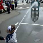 The Daily World photos
With help from Montesano volunteer firefighter Daylon Schroeder, two-year-old Grayson Fry knocks down fake house flames at Montesanos Kids Fest.