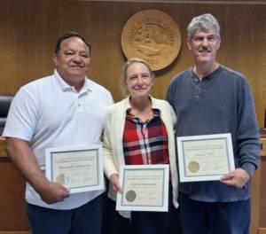 Grays Harbor County
From left: Chief Deputy Auditor Ricardo Espinoza, Budget Manager Andree Harland and Chief Deputy Treasurer Shawn Hill.