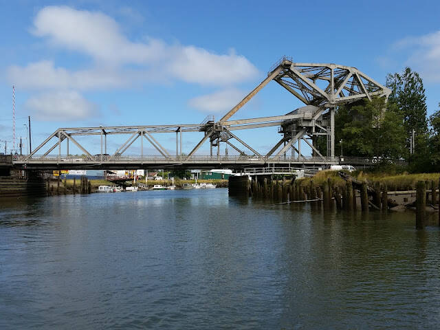 The US 12 Wishkah River Bridge in Aberdeen is 100 years old.