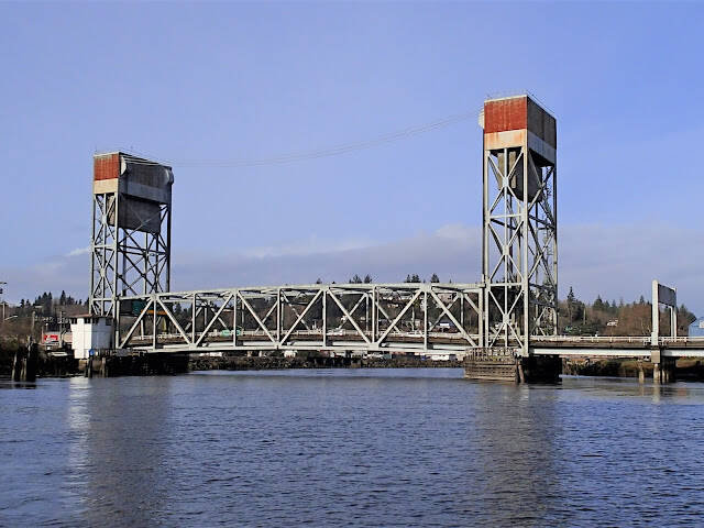 The US 101 Riverside Bridge in Hoquiam is 55 years old.