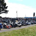 Jerry Knaak / The Daily World
A sea of motorcycles fills the Ocean Shores Convention Center parking lot during Hog Wild 2025.