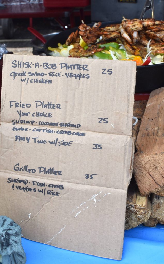 The Southern Georgia Boyss menu was unique.