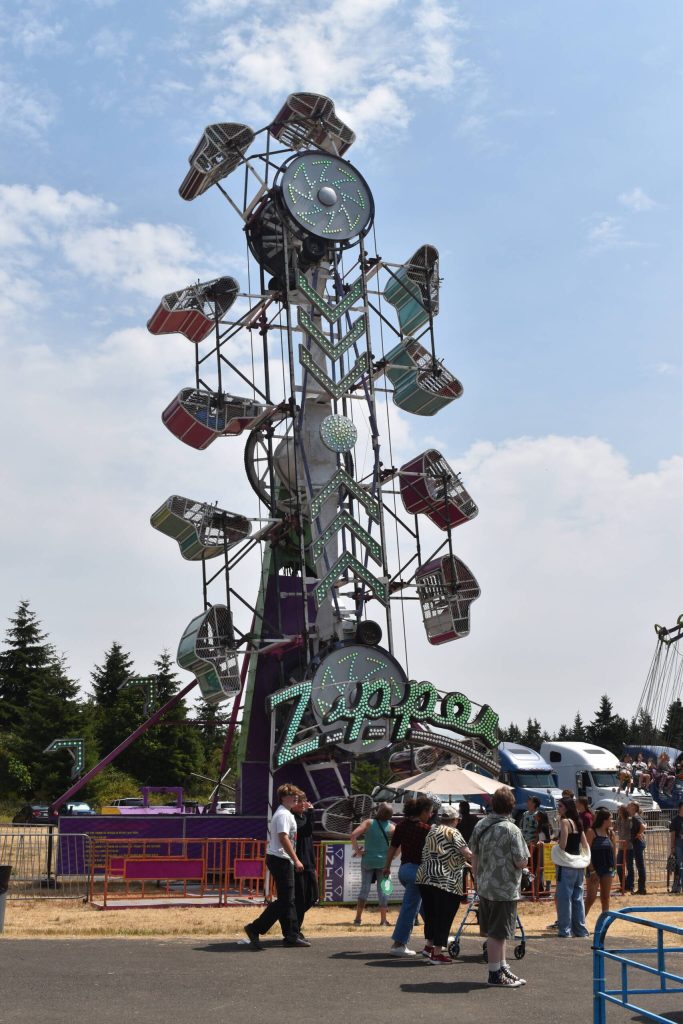 The Zipper was a popular attraction at the fair.