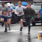 Participants of the Feet on the Street included students on the Elma Cross Country high school team and community members.