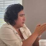 Jerry Knaak photos / The Daily World
Congresswoman Emily Randall at NeighborWorks of Grays Harbors offices in Aberdeen.