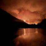 U.S. Forest Service
The Bear Gulch fire burns in Olympic National Park.