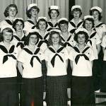 Photo courtesy of Toni Rydman Reineke
1st row: Dolores Gross, Helen Anderson, Barbara Grant, Marilyn Cummings. 2nd row: Ruth Landstrom, Shirley DeWitt, Linda Laukkanen, Judy Snyder, Jessie Parker, Adele Foster. 3rd row: Frances Lamb, Toni Rydman, Karen Richards, Virginia Wise, Marjorie Winterhalter.