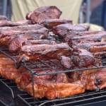 Jerry Knaak photos / The Daily World
Delectable ribs on a rack at Summerfest 2025 on Saturday in downtown Aberdeen.