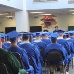Grays Harbor College President Dr. Carli Schiffner spoke to the crowd of graduates and their supporters on Aug. 14.