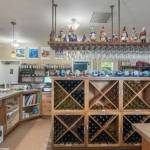 The wine tasting bar at the resort