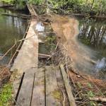 Scott Boettcher
The decrepit Connor Creek Bridge was recently removed by residents of the area.