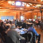 Jerry Knaak/ The Daily World
A packed house attended the September GGHI Business Forum Lunch at the Rotary Log Pavilion in Aberdeen.