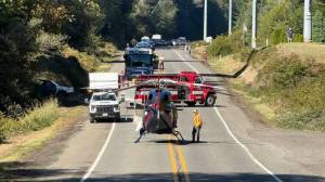 Chinook Observer 
A Lacey man died following an accident Sunday on U.S. Highway 101 near Raymond.