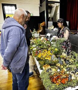 Kyndra Burkland photos / For The Daily World
A display from Lichen Foraging during the 2nd annual South Beach Mushroom Festival.
