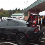 The McCleary Police Department and the McCleary School partnered for a Fill the Cruiser donation drive, and the requested items included new clothing, new shoes, hygiene items, and non-perishable food that will be given to McCleary students in need. Halfway through the afternoon, they already partially filled the truck of the cruiser and raised close to $150. I was worried about the turnout because of the weather, but its turned out pretty well, said Councilor Brycen Huff.