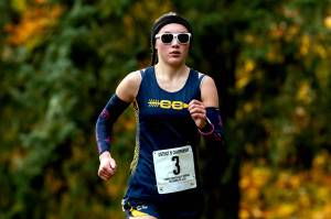 ALICIA TISDALE | ALICIATISDALE.COM Aberdeen junior Ailyn Haggard won her second-straight district championship on Thursday in Woodland.