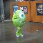 Andrea Watts / The Daily World
Mike Wazowski from Monsters Inc was one of several Disney costumes at the Halloween Fall Fest in Elma.