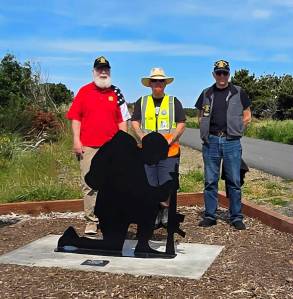 Scenes from the Ocean Shores Veterans Pocket Park.