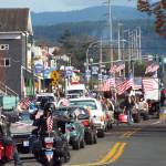 Andrea Watts photos / The Daily World
On Veterans Day, residents lined Main Street to watch the Veterans Day parade.