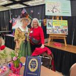 Carrie Bergquist
Diane Carter (left) and Carrie Bergquist at the Renewed Antique Show at the Ocean Shores Convention Center in February. Carter is the vice president of the North Beach Genealogy Society and president of the Grays Harbor Genealogical Society. Bergquist and Carter are members of the Robert Gray Chapter of the Daughters of the American Revolution.