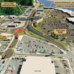 City of Aberdeen
The 3D view of Alternative 8 from the east. This footprint has been approved as the preferred geometric layout for the US 12 Highway–Rail Separation Project.