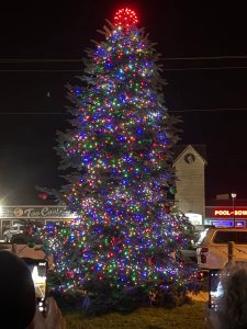Jerry Knaak photos / The Daily World
The Ocean Shores Christmas tree in all its lighted glory.