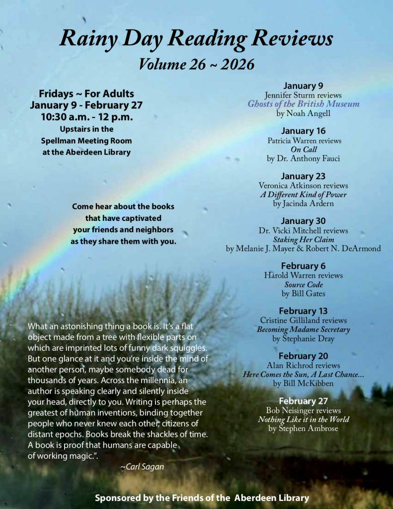 Rainy Day Reading Reviews at Aberdeen Timberland Regional Library