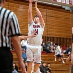 PHOTO BY FOREST WORGUM Hoquiam guard Lincoln Niemi puts up a shot during a 56-48 loss to Black Hills on Friday at Hoquiam Square Garden.