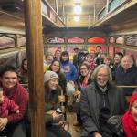 The Daily World photos
A view inside the first Trolley Express Light Tour for WinterFest 2025.