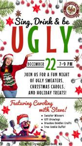 Ugly Sweaters and Christmas Carols at The Cave Bar in Aberdeen