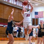 PHOTO BY FOREST WORGUM Hoquiams Aaliyah Kennedy (23) scored a game-high 25 points in a 55-14 win over Ilwaco on Tuesday at Hoquiam Square Garden.