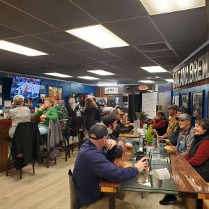 Andrea Watts / The Daily World
Since its opening in June, Bandana Brewing has built a loyal clientele within the McCleary community and is now a third place for people to socialize in the evening. In addition to showing the baseball or football games scheduled for the night, they also host monthly cribbage tournaments and Saturday evening trivia.