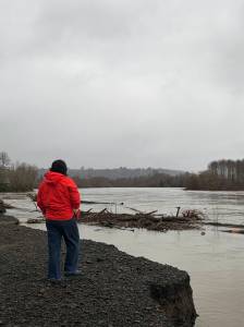 Emily Randalls official Facebook page
U.S. Rep. Emily Randall visited locations in Grays Harbor County on Saturday to inspect the affects of recent torrential rains.