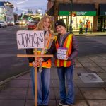 Nic Theine
During the week of Dec. 8, for the Montesano Food Bowl, each high school grade took turns collecting donations at the stoplight.