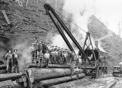 Loggers with the Simpson Logging Company during the World War II years being turned down from bank loans was the catalyst in forming the Simpson Employees Credit Union which eventually evolved into Our Community Credit Union.