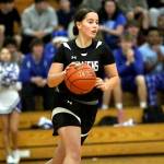 DAILY WORLD FILE PHOTO RSB guard Avalyn Stigall sparked a third-quarter comeback with three 3-pointers in a 50-43 win over Naselle on Friday at Raymond High School.