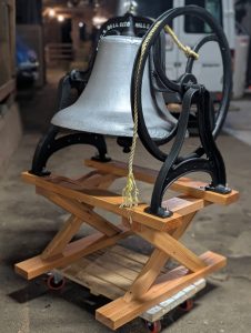 Sarah Protheroe
The modernization project at Satsop School included restoring the bell that is rung daily throughout the day. This bell was manufactured by CS Bell out of Hillsboro, Ohio. The bells restoration was undertaken by Sarah Protheroe, a fourth- through sixth-grade teacher and lead for the restoration project, along with her father and J Rosenbach. Protheroe connected with a group of that advises people on how to preserve these bells. She was in rough shape, but was definitely made to last!, Protheroe said via email.