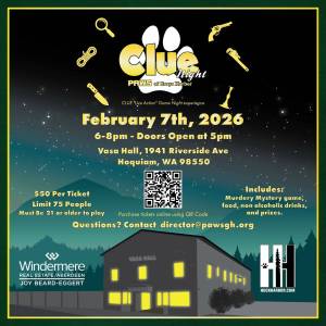 PAWS of Grays Harbor CLUE game night