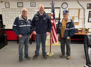 Last year, Devin Harris was elected to serve as a fire commissioner for Grays Harbor Fire District #1. He joins the current two fire commissioners Larry Curfman (L) and Larry Hamilton (R). Grays Harbor Fire District #1