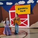 Andrea Watts / The Daily World
Two students played Beauty Lou: Keila Nuxoll (younger Beauty Lou) and Lorelei Larson (older Beauty Lou). Finnley Bakken had the dual role of the imaginary friend and beast.