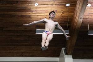 PHOTO BY DENNIS NELSON Aberdeens Zeke Olson placed seventh overall at the the Auburn Boys Dive Meet on Saturday in Auburn.