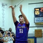 PHOTO COURTESY OF WVHS.SPORTS (INSTAGRAM) Willapa Valleys Lucas Lusk, seen here in a file photo, led the Vikings to a win over Taholah in a 1B Coastal League game on Friday in Menlo.