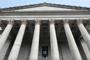 Bill Lucia / Washington State Standard
The Washington state Capitol on Jan. 12, 2026.